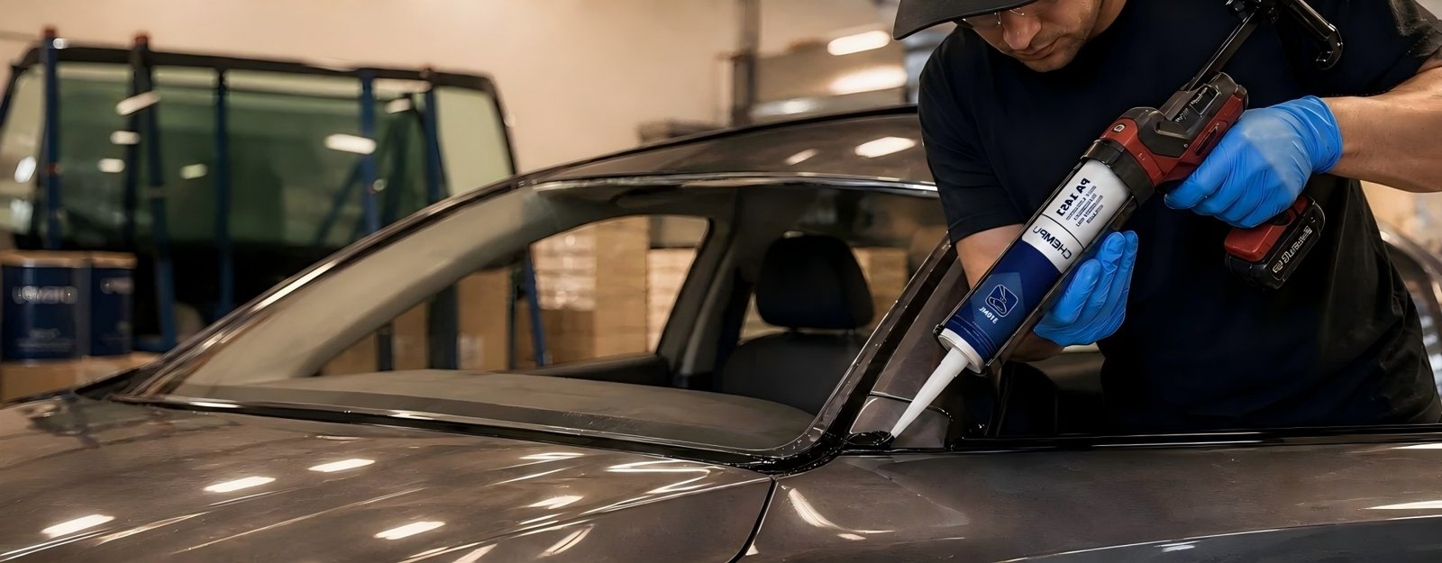 Auto glass adhesive supplier China - CHEMPU banner