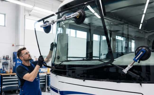 bus truck windshield adhesive high strength anti-sag