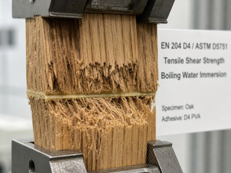 EN 204 D4 Certified Waterproof Boiling Water Resistance Test