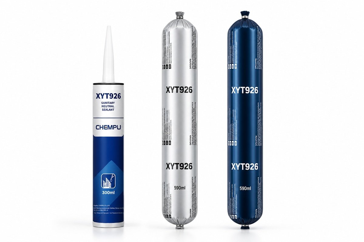 XYT926 Weatherproof Silicone Sealant Cartridge and Sausage Packaging